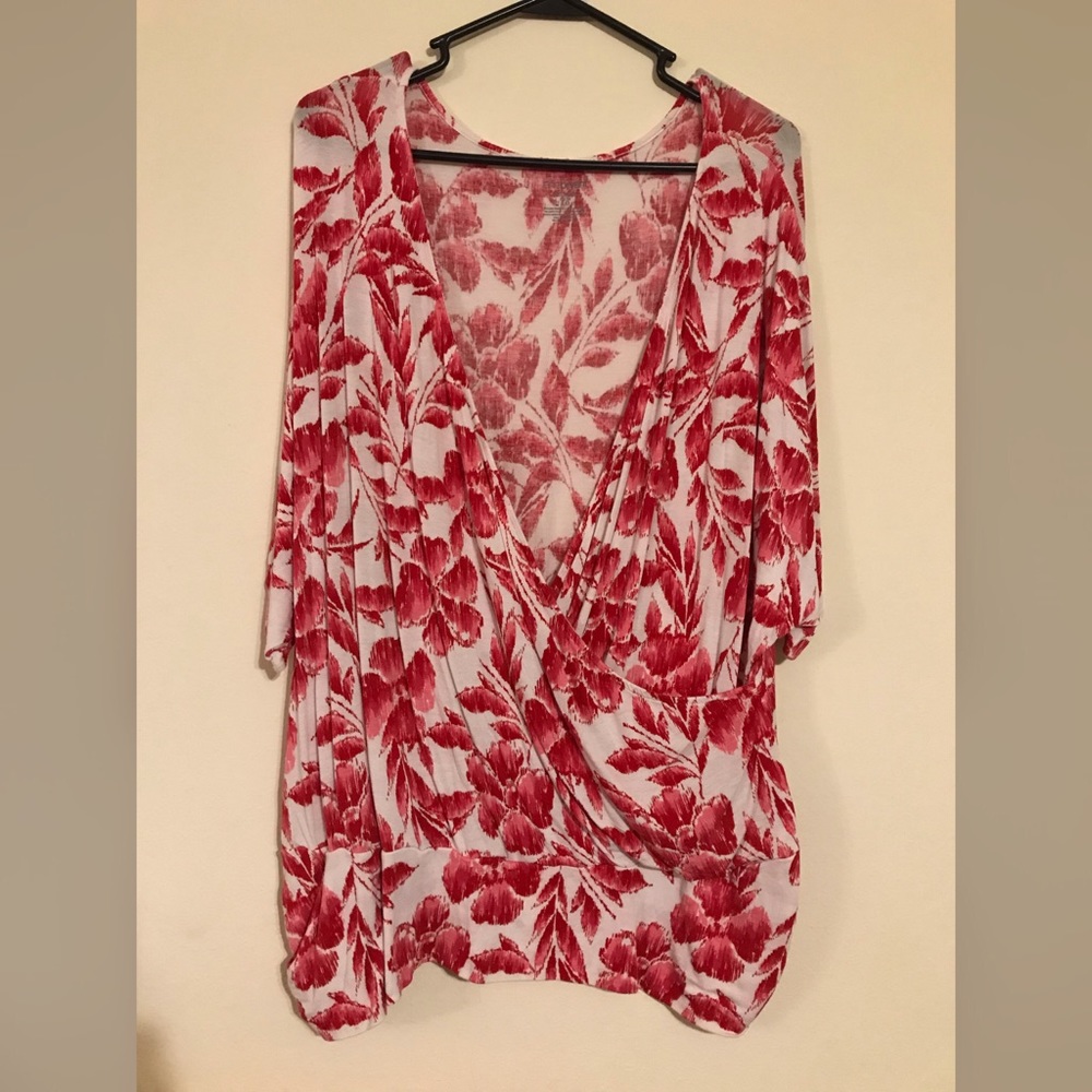 Faux Wrap Blouse